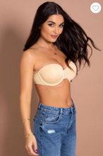 Load image into Gallery viewer, POUR MOI<BR>
Push Up Multiway Strapless Bra<BR>
Black, Skin<BR>