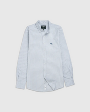 Load image into Gallery viewer, RODD & GUNN<BR>
Stripe Sports Fit Long Sleeve Shirt<BR>
Blue/White<BR>