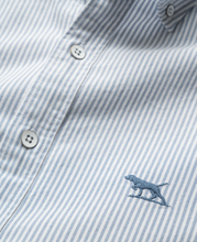 Load image into Gallery viewer, RODD & GUNN<BR>
Stripe Sports Fit Long Sleeve Shirt<BR>
Blue/White<BR>