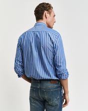 Load image into Gallery viewer, GANT<BR>
Poplin Stripe Shirt<BR>
Blue, White<BR>
