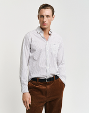 Load image into Gallery viewer, GANT<BR>
Poplin Stripe Shirt<BR>
Blue, White<BR>
