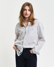 Load image into Gallery viewer, GANT<BR>
Poplin Stripe Shirt<BR>
Blue, White<BR>