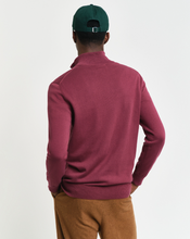Load image into Gallery viewer, GANT<BR>
Half Zip Sweater<BR>
Navy, Berry & Purple available <BR>