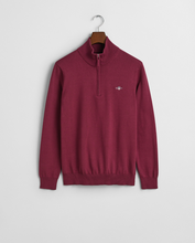 Load image into Gallery viewer, GANT<BR>
Half Zip Sweater<BR>
Navy, Berry & Purple available <BR>