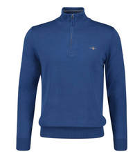 Load image into Gallery viewer, GANT<BR>
Half Zip Sweater<BR>
Navy, Berry & Purple available <BR>