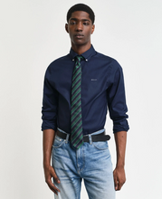 Load image into Gallery viewer, GANT<BR>
SlimFit PinPoint Oxford Shirt<BR>
Navy/black<BR>