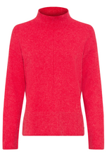 Load image into Gallery viewer, OLSEN<BR>
Long Sleeve Mock Neck Pullover<BR>
Grey, Lilac, Red<BR>