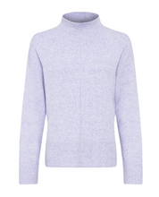 Load image into Gallery viewer, OLSEN<BR>
Long Sleeve Mock Neck Pullover<BR>
Grey, Lilac, Red<BR>