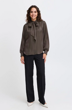 Load image into Gallery viewer, FRANSA <BR>
Monika Blouse<BR>
Black<BR>