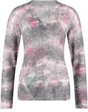 Load image into Gallery viewer, GERRY WEBER<BR>
Knit Jumper with All Over Patterns<BR>
Multi<BR>