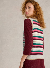 Load image into Gallery viewer, WHITE STUFF<BR>
Fay Sparkle Fairisle Tank<BR>
Multi<BR>