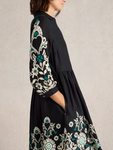 Load image into Gallery viewer, WHITE STUFF<BR>
Alice Shirt Dress<BR>
Black<BR>