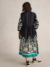 Load image into Gallery viewer, WHITE STUFF<BR>
Alice Shirt Dress<BR>
Black<BR>