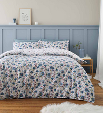 Load image into Gallery viewer, BIANCA<BR>
Ophelia Brush Duvet Set<BR>
Blue<BR>