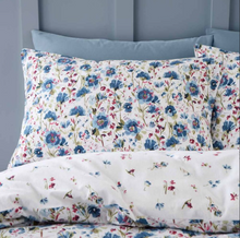 Load image into Gallery viewer, BIANCA<BR>
Ophelia Brush Duvet Set<BR>
Blue<BR>