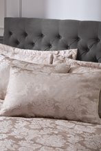 Load image into Gallery viewer, CATHERINE LANSFIELD<BR>
Damask Jacquard Duvet Set<BR>
Champagn<BR>