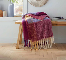 Load image into Gallery viewer, CATHERINE LANSFIELD<BR>
Faux Mohair Throw<BR>
