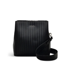 Load image into Gallery viewer, RADLEY LONDON<BR>
Dukes Place Handbag Compartment Weave<BR>
Black<BR>