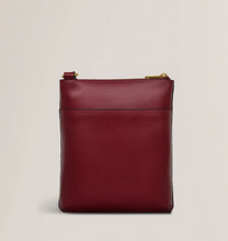 Load image into Gallery viewer, RADLEY LONDON<BR>
Saddle Brown Crossbody Wallet Pockets Icon Bag<BR>
Cranberry<BR>