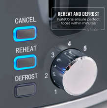 Load image into Gallery viewer, SWAN<BR>
Windsor 2 Slice Toaster <BR>
Black<BR>