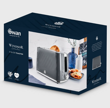 Load image into Gallery viewer, SWAN<BR>
Windsor 2 Slice Toaster <BR>
Black<BR>