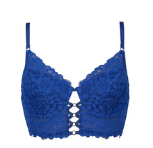 Load image into Gallery viewer, AFTER EDEN<BR>
Padded Long Bra Mayra<BR>
Dazzling Blue<BR>
