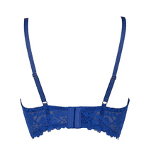 Load image into Gallery viewer, AFTER EDEN<BR>
Padded Long Bra Mayra<BR>
Dazzling Blue<BR>