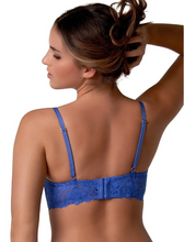 Load image into Gallery viewer, AFTER EDEN<BR>
Padded Long Bra Mayra<BR>
Dazzling Blue<BR>