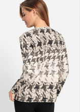 Load image into Gallery viewer, OLSEN<BR>
Long Sleeve Hannah Top<BR>
Black<BR>