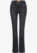 Load image into Gallery viewer, STREET ONE<BR>
Bootcut Jeans<BR>
Black<BR>