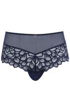 Load image into Gallery viewer, PANACHE<BR>
Allure Full Brief<BR>
Azure Blue, Honey & Navy <BR>