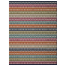 Load image into Gallery viewer, BIEDERLACK<BR>
Diamond Stripe Throw 140 x180<BR>
Red, Orange<BR>