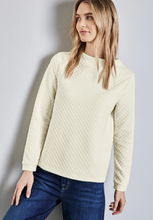 Load image into Gallery viewer, STREET ONE<BR>
Structured Turtle Neck<BR>
Cream<BR>