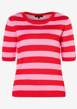 Load image into Gallery viewer, MORE AND MORE<BR>
Stripe Jumper<BR>
Red/Pink<BR>