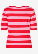 Load image into Gallery viewer, MORE AND MORE<BR>
Stripe Jumper<BR>
Red/Pink<BR>