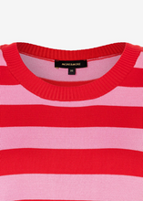 Load image into Gallery viewer, MORE AND MORE<BR>
Stripe Jumper<BR>
Red/Pink<BR>