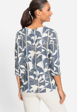 Load image into Gallery viewer, OLSEN<BR>
Sweatshirt<BR>
Blue<BR>