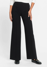 Load image into Gallery viewer, OLSEN<BR>
Dana Fit Wide Leg Trousers<BR>
Black<BR>