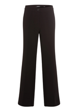 Load image into Gallery viewer, OLSEN<BR>
Dana Fit Wide Leg Trousers<BR>
Black<BR>