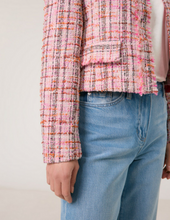 Load image into Gallery viewer, GERRY WEBER<BR>
Boucle Look Blazer<BR>
Pink<BR>