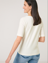 Load image into Gallery viewer, GERRY WEBER<BR>
Top with Mid-length Sleeves and Art Print<BR>
Pink/Orange<BR>