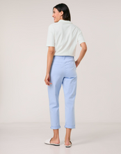 Load image into Gallery viewer, GERRY WEBER<BR>
7/8 Length Kessy Trousers<BR>
Blue, White<BR>