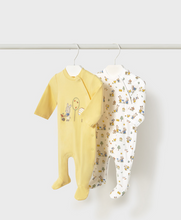 Load image into Gallery viewer, MAYORAL<BR>
Newborn 2 Pack Onesie<BR>
Sunny<BR>