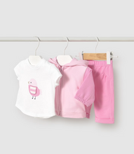 Load image into Gallery viewer, MAYORAL<BR>
Newborn Tracksuit with T-shirt<BR>
Bubblegum<BR>