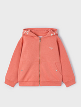Load image into Gallery viewer, MAYORAL<BR>
Boys Text Zip Hoodie<BR>
Blue, Peach<BR>