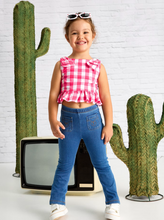 Load image into Gallery viewer, MAYORAL<BR>
Flare Legging<BR>
Denim<BR>