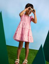 Load image into Gallery viewer, MAYORAL<BR>
Girl Print Smock Dress<BR>
Salmon<BR>