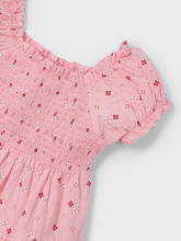 Load image into Gallery viewer, MAYORAL<BR>
Girl Print Smock Dress<BR>
Salmon<BR>