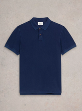 Load image into Gallery viewer, WHITE STUFF<BR>
Utility Polo<BR>
Dark Blue/ Washed Black<BR>
Deep Blue/ Dust Blue/ Mid Green<BR>