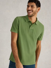 Load image into Gallery viewer, WHITE STUFF<BR>
Utility Polo<BR>
Dark Blue/ Washed Black<BR>
Deep Blue/ Dust Blue/ Mid Green<BR>
